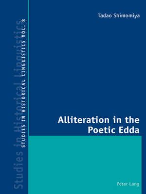 cover image of Alliteration in the Poetic Edda
